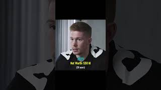 Kevin De Bruyne net worth evolution #networth #evolution #football #throughtheyears #shorts