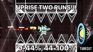 UPRISE IN TWO RUNS!!! (44%, 44-100%)