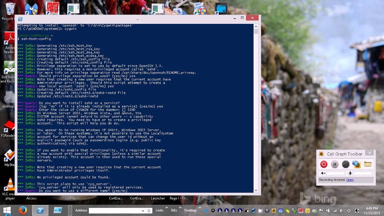 Cygwin: Installing OpenSSH - YouTube