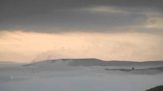 Hope Valley, Derbyshire cloud inversion time-lapse