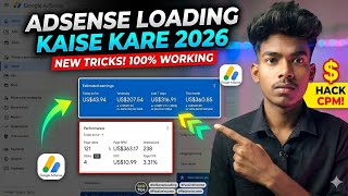 Today 350$ | Adsense Loading Method 2026 | High Cpc Keywords | New Tricks SEO tpy | Adsense Earning