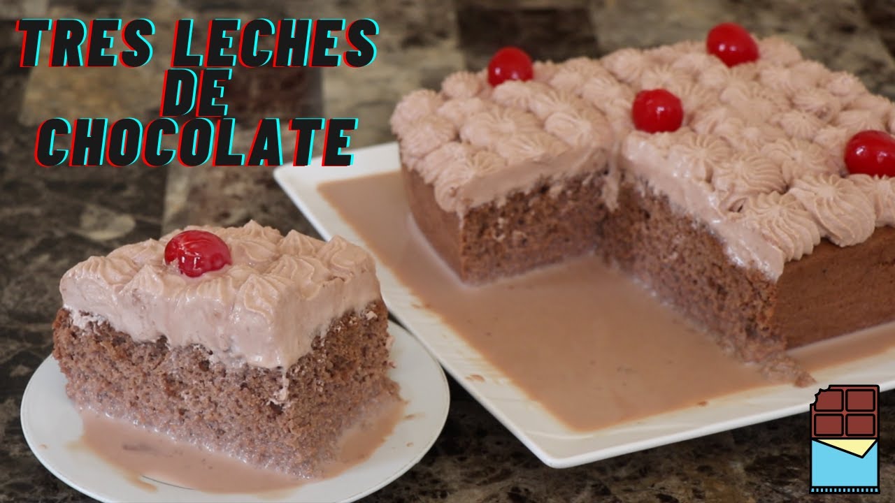COMO HACER PASTEL TRES LECHES DE CHOCOLATE 🍫 *LO TIENEN QUE HACER* RIQUISIMO