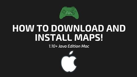 How To Download And Install Minecraft Maps! Java Edition For Mac