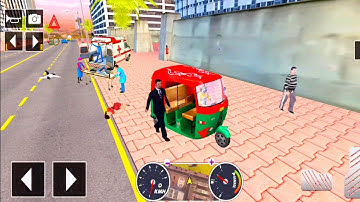 Tuk Tuk auto rickshaw driver 3D game - #211 auto rickshaw driving game - Android iOS Gameplay