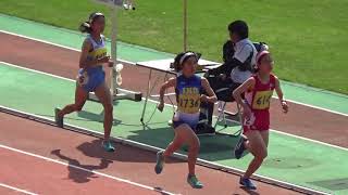 H30 北総地区中学校陸上競技大会 共通女子1500m1組