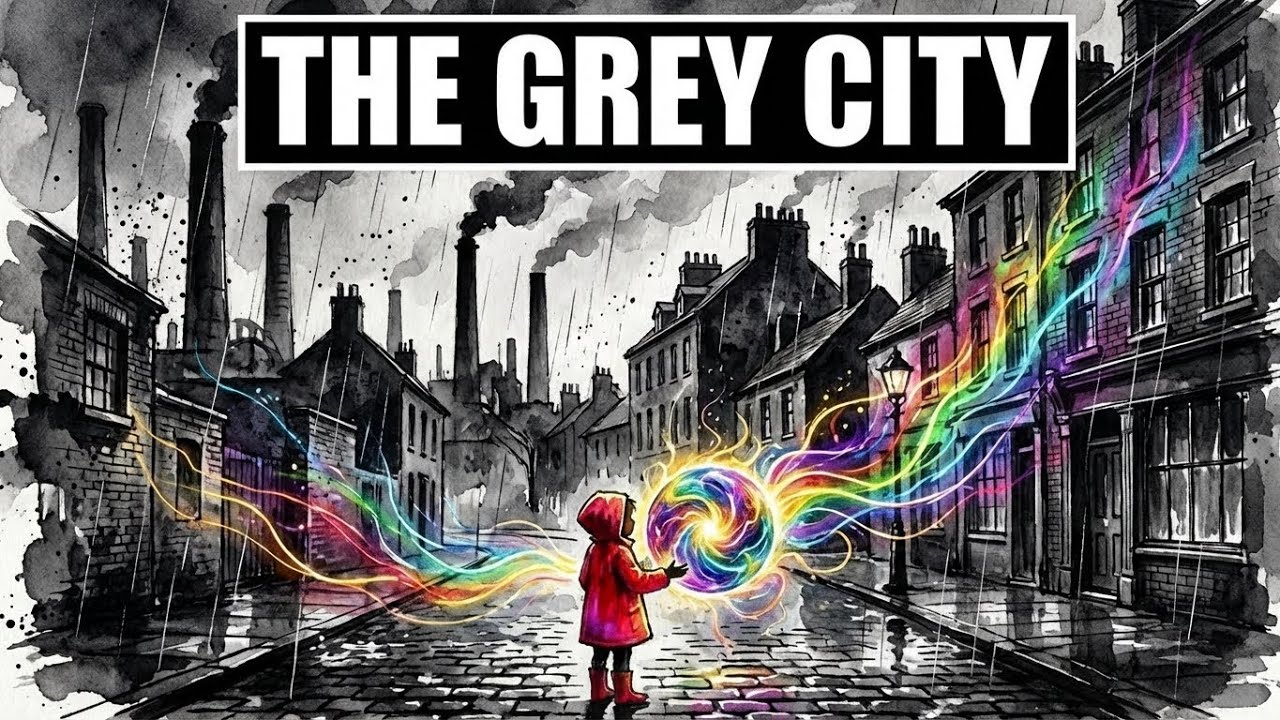 The Glowing Sphere in the Grey City - Short Anime Film