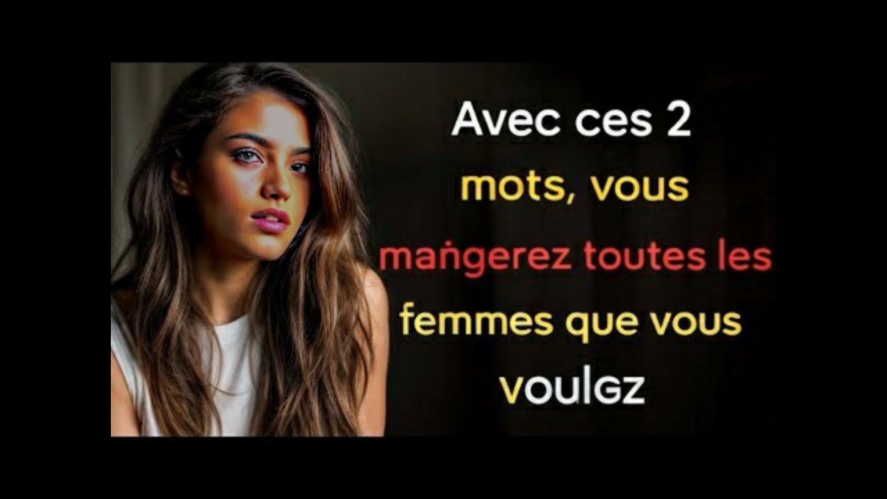 2 MOTS que TOUT HOMME doit connaître pour séduire une femme (Psychologie féminine & Stoïcisme)
