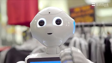 Pepper the Robot (Humanoid Robot, Branded Video)
