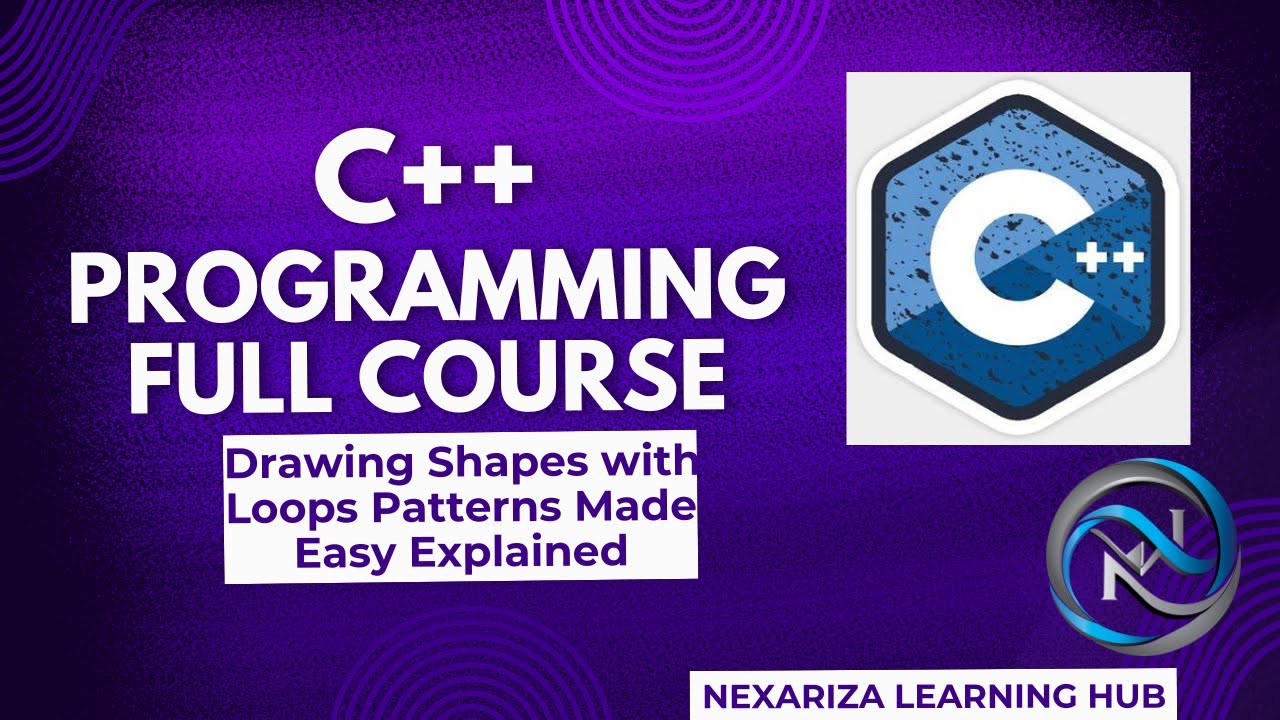 C++ Lecture 10 | Drawing Shapes with Loops: Patterns Made Easy - YouTube