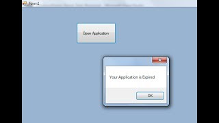 Windows Application With Expiration Date In C# screenshot 2