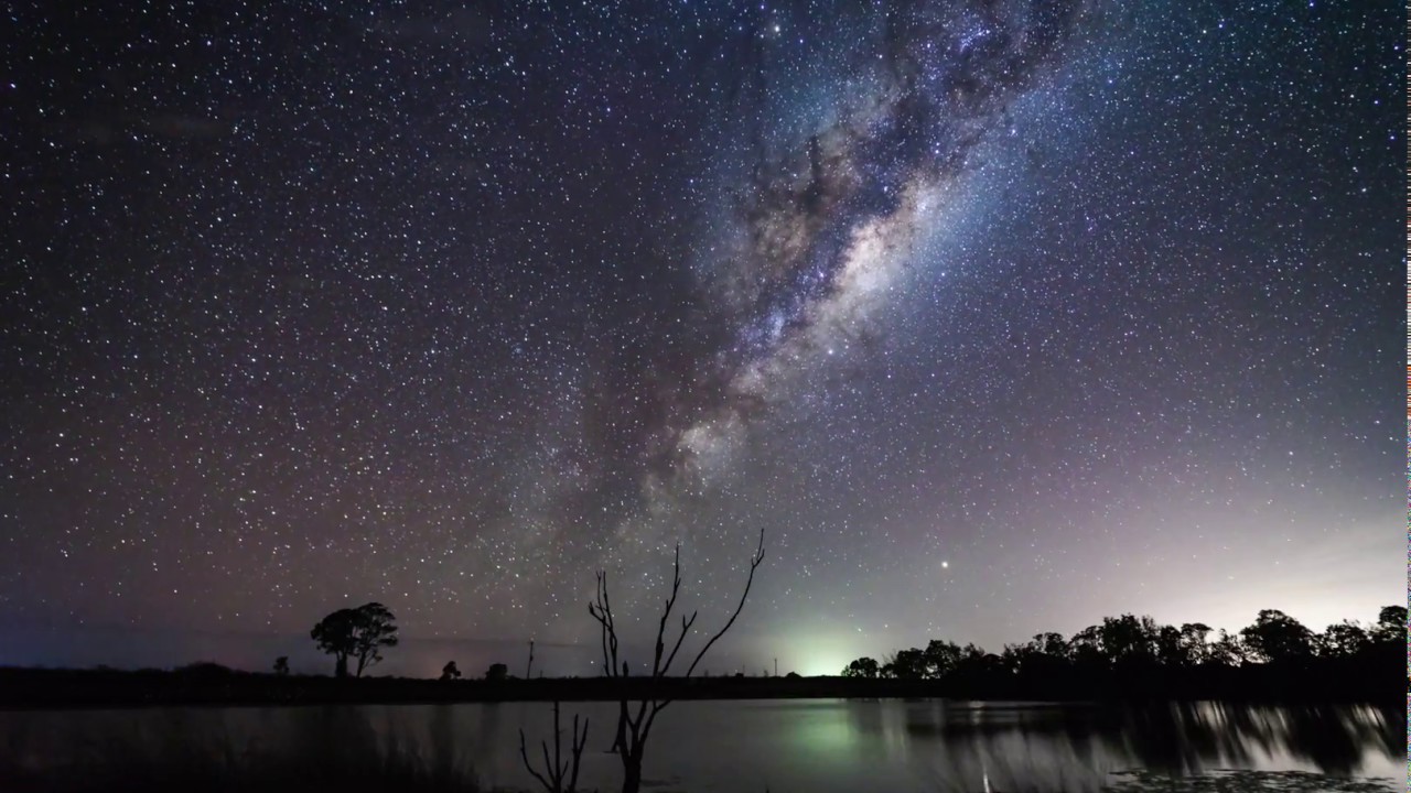 Milky Way Gopro Hero Night Lapse Stars Shooting Stars An
