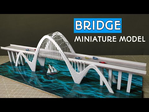 BRIDGE Model Complete | Miniature BRIDGE Model making - YouTube