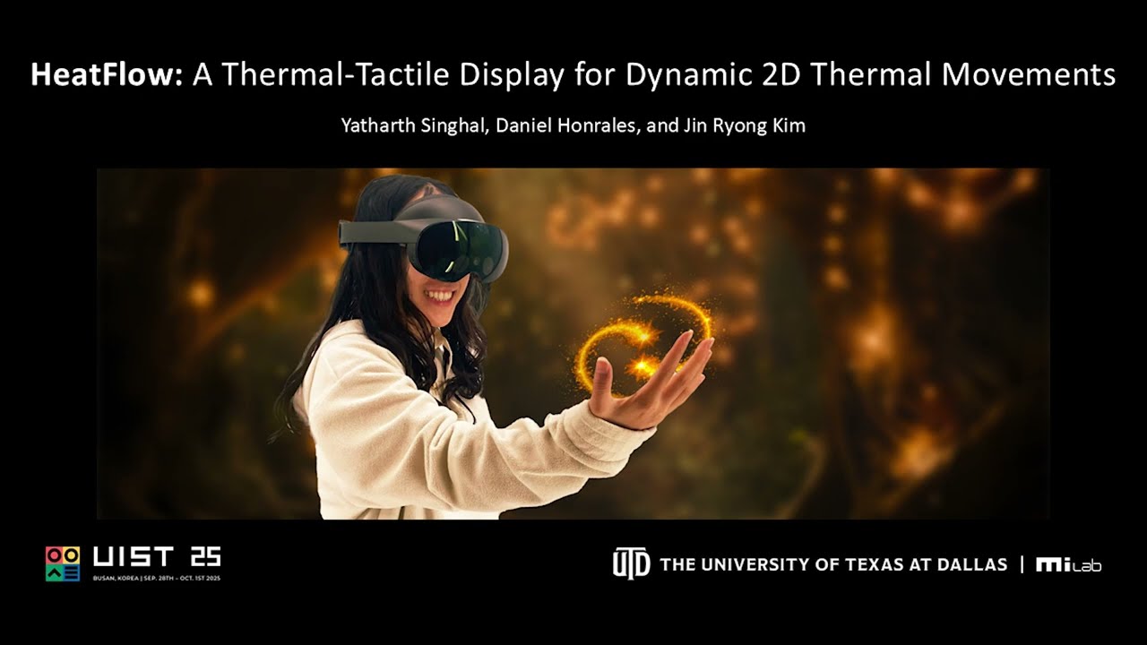 HeatFlow - A Thermal-Tactile Display for Dynamic 2D Thermal Movements