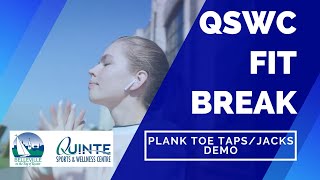 Plank Toe Taps & Jacks