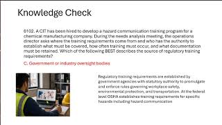 Full Daily Quiz ep362 CIT Trainee Evaluation October 1  2026 BCSP News