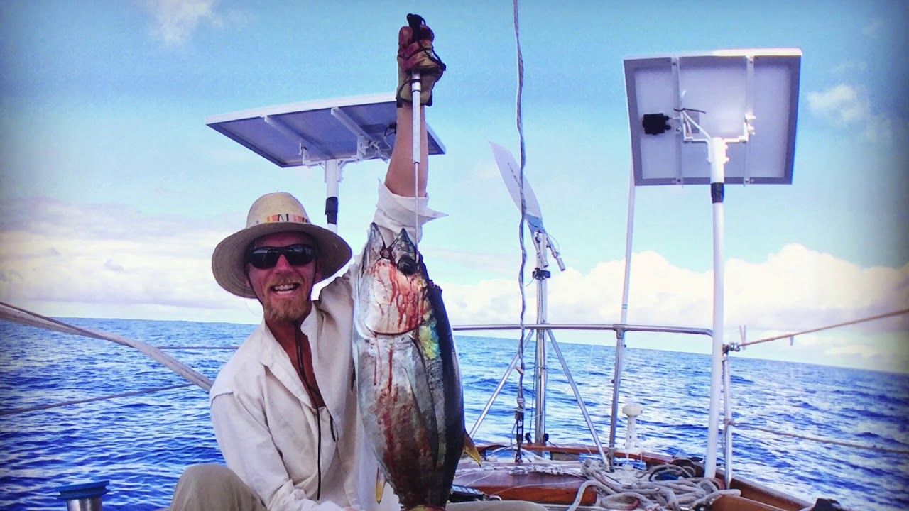 Через океан плывет великан. Рыбалка на Гавайях. Рыболовство на Гавайях. В одиночку проплыл океан. Garcia Exploration 45.