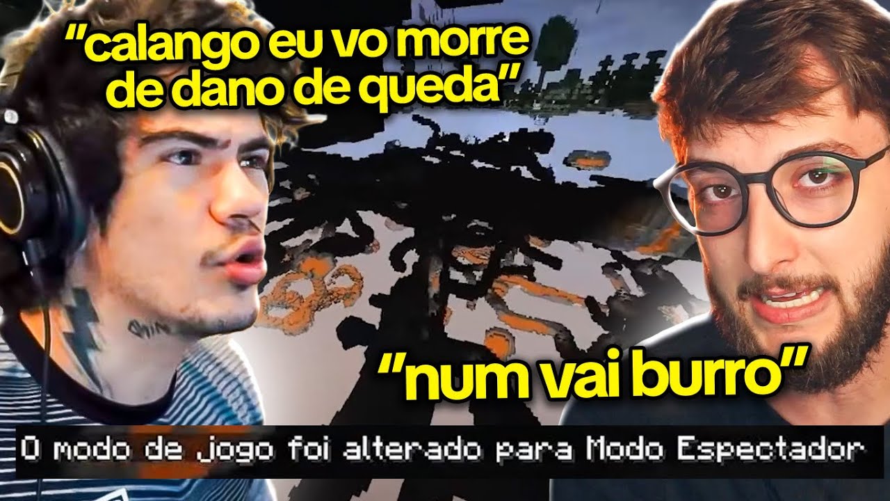 agora eu e o calango somos cowboy no minecraft