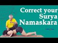 How to correct sun salutation technique  mistakes in surya namaskar practice   by bharath ji