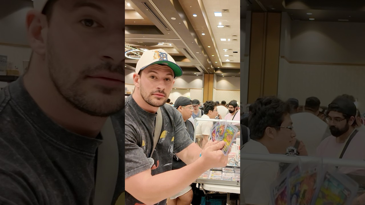 Kid was ready to wheel and deal Zards #pokemon #vendorpov #fyp #cardshow #charizard #charizardvmax