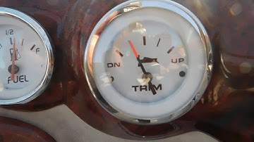 Mercruiser Power Trim Gauge Working 4-16-20