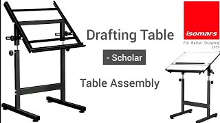 Isomars Drafting Table | Drafting Stand | Assembly Video | Isomars