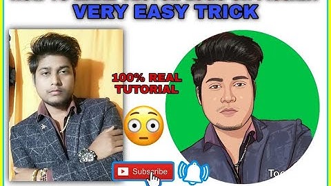 How to Create Vector Art Cartoon Effect in One Click || Vector Art in One Click || Sanjay || 2022 Up