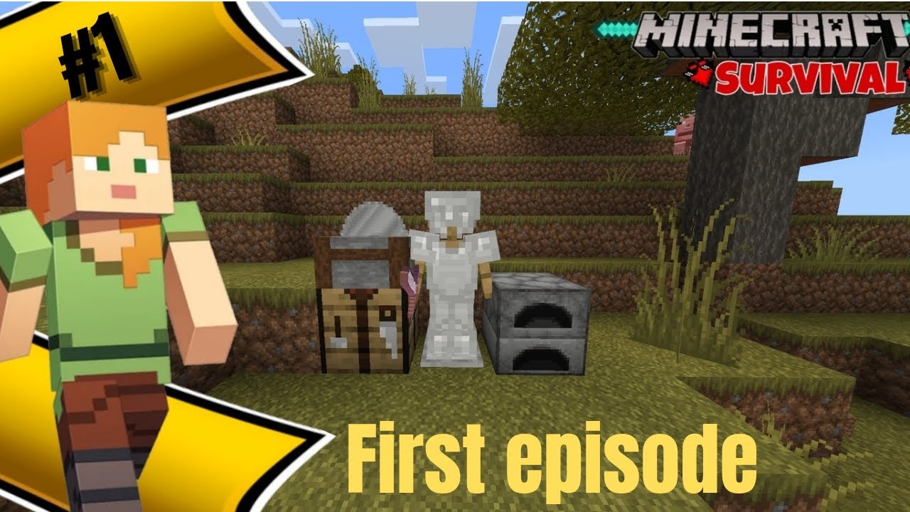 🔥 Minecraft Survival Episode 1 - The Adventure Begins! 🏡⚔️ - YouTube
