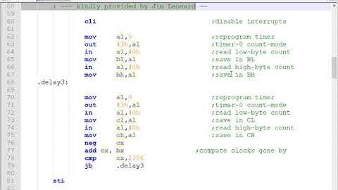 [Assembly 8086 / DOS] - Playing PCM digitized sound through the Adlib / SB OPL2 card (source code)