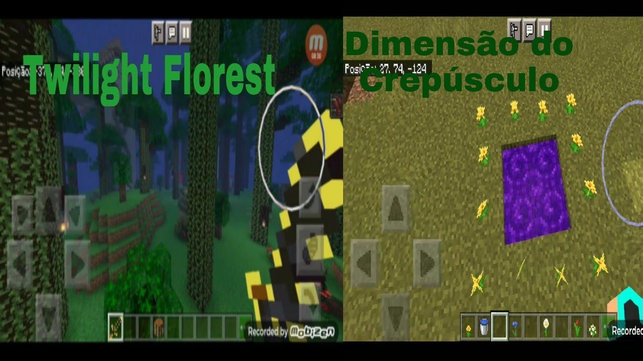 Twilight Florest nova dimensão para seu Minecraft Pe - YouTube