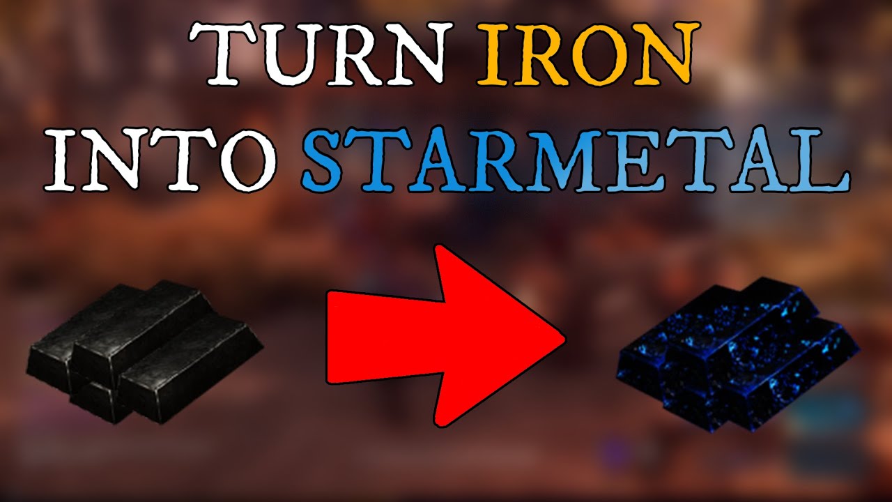 Turning Iron Into Starmetal!! New World Crafting YouTube