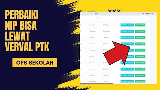 NIP Correction Through PTK Verification by School Operator