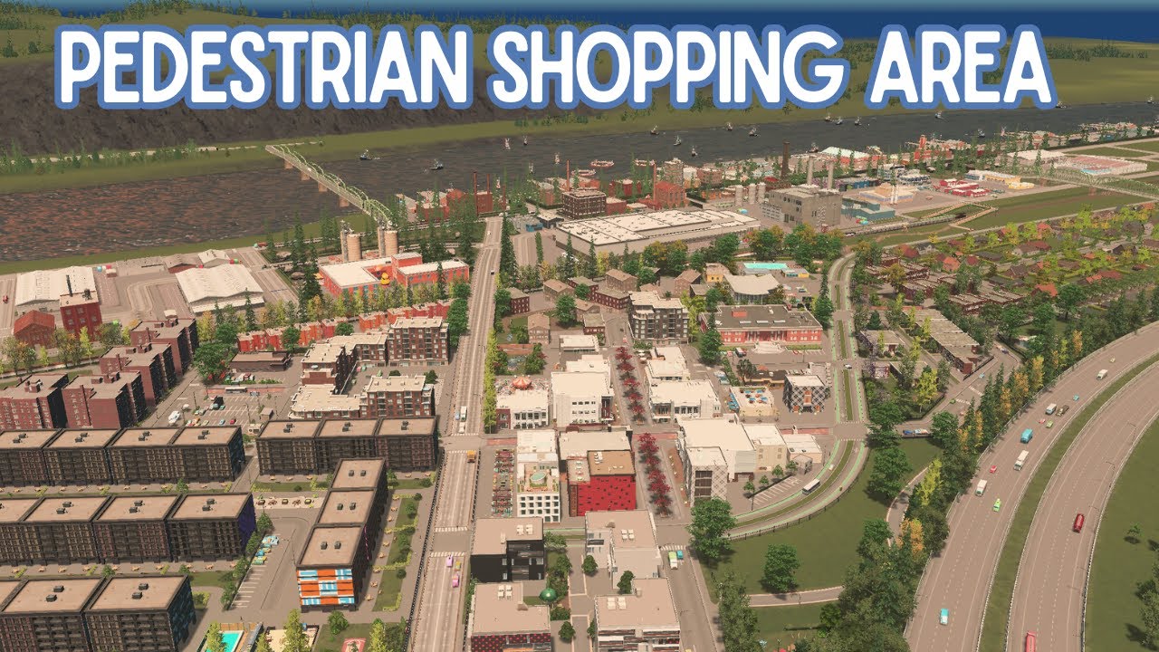 A new shopping area | Cities Skylines Livestream Series