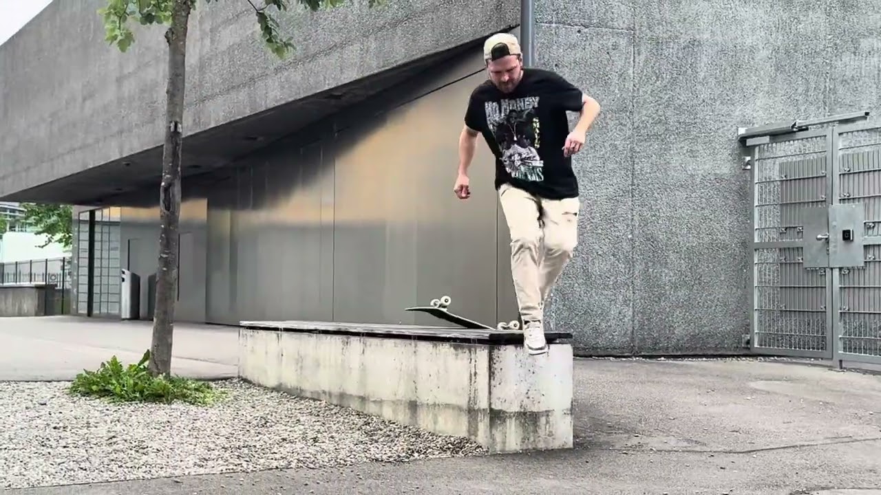 Vinz Wyss Rough Cut Nosegrind Pivot at Kino Spot in Aarau