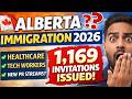 Big canada Alberta Draw 2026! 1,169 Invitations in Just Days #abroadinformation @indocanadiantv7