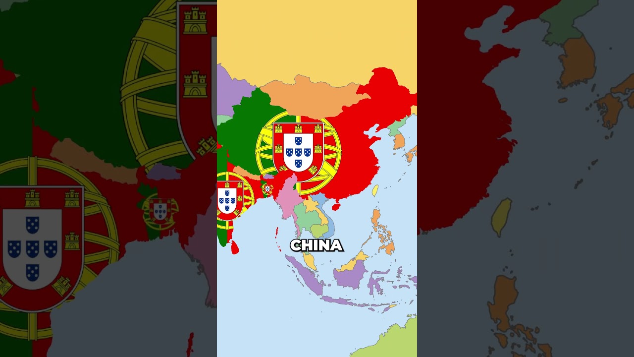 PORTUGAL Invaded 51+ Countries in the World! #geography #portugal #brazil