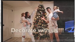 Christmas with the Penrods! Decorate with us!!!!!!! #vlogmas #familyvlog #penrodfamily #christmas