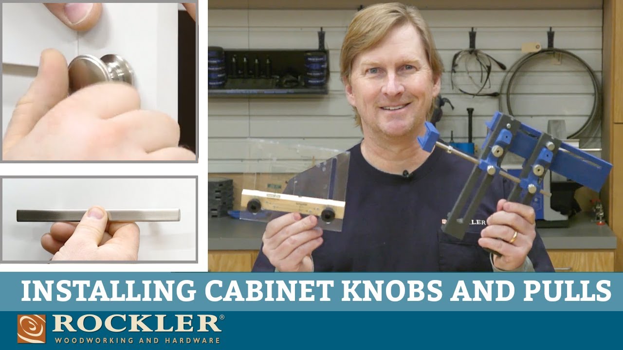 Install Cabinet Knobs and Pulls with Easy and Accurate Jigs - YouTube