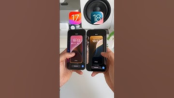 iOS 17 vs iOS 18 Wallpapers #ios18