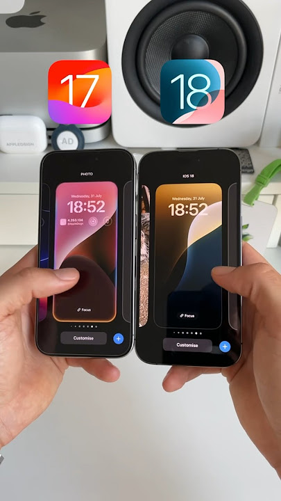 iOS 17 vs iOS 18 Wallpapers #ios18