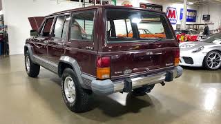 1988 Jeep Cherokee in Maroon