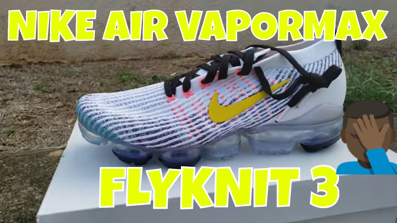 nike air vapormax flyknit 3 white dynamic yellow