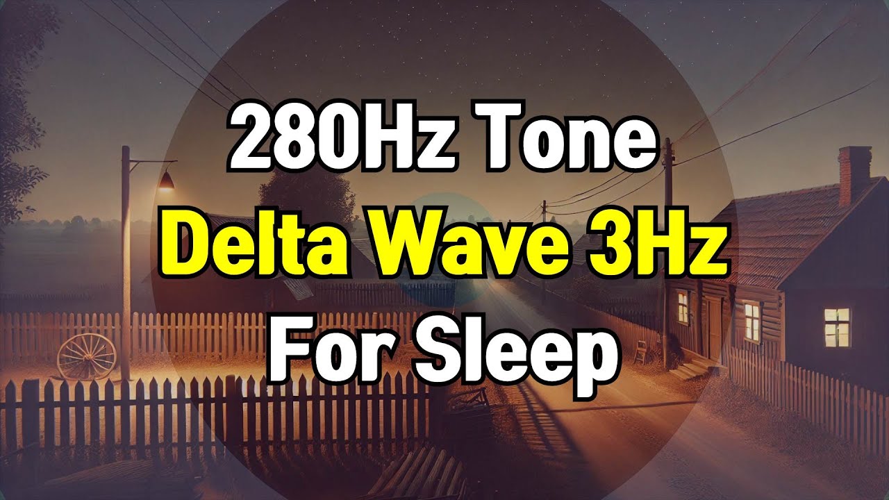 3Hz Delta Wave - 280Hz Tone, Binaural Beats For Sleeping - YouTube