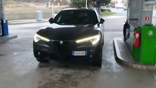 Alfa Stelvio Q4 consumption test  210hp diesel