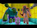 One day in the life of  Boss Skelet and Boss Zombie | One day adventure in Minecraft