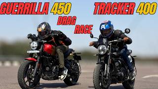 Tracker 400 Vs Guerrilla 450 Drag Race The Up46 Rider