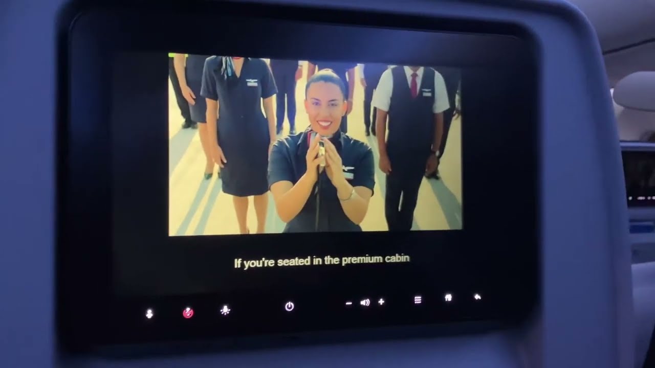 American Airlines Safety Video 2023, English Version, Boing 787 (Boing 787) (English)