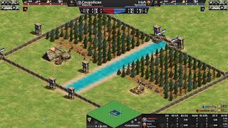 Settlement vs Lumber Mill [8 Villager] [1 Tile Gap] | AOE2DE