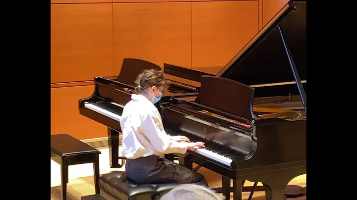 Lily Barton Bach French Suite recital spring 2022