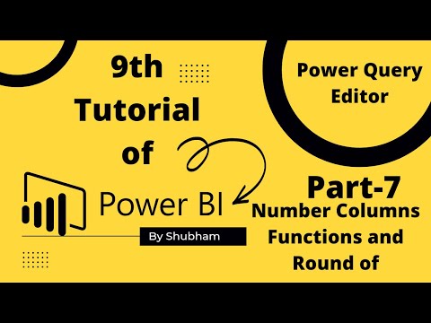 #powerbi #Number Columns in Power Query Editor# ( Tutorial-9)