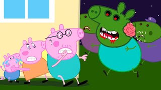 Zombie Apocalypse, Daddy Pig Turns Into ZOMBIE At Laboratory 🧟‍♀️  Peppa Pig Funny Animation